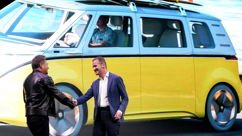 Volkswagen chính thức bắt tay với NVIDIA mang công nghệ AI lên xe hơi
