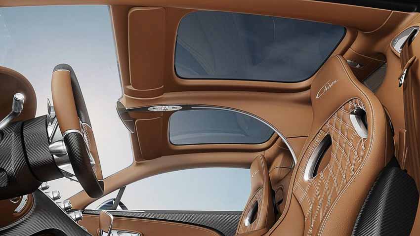 Bugatti Chiron "Sky View" cực sang với cửa sổ trời kính trong suốt