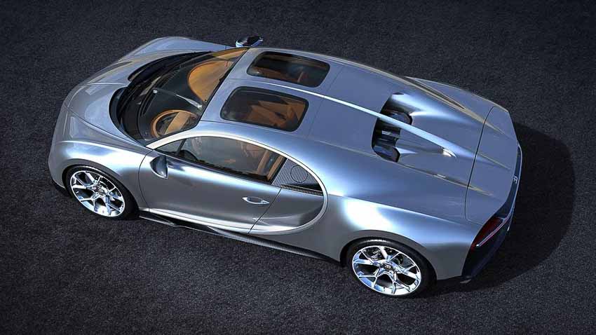 Bugatti Chiron "Sky View" cực sang với cửa sổ trời kính trong suốt