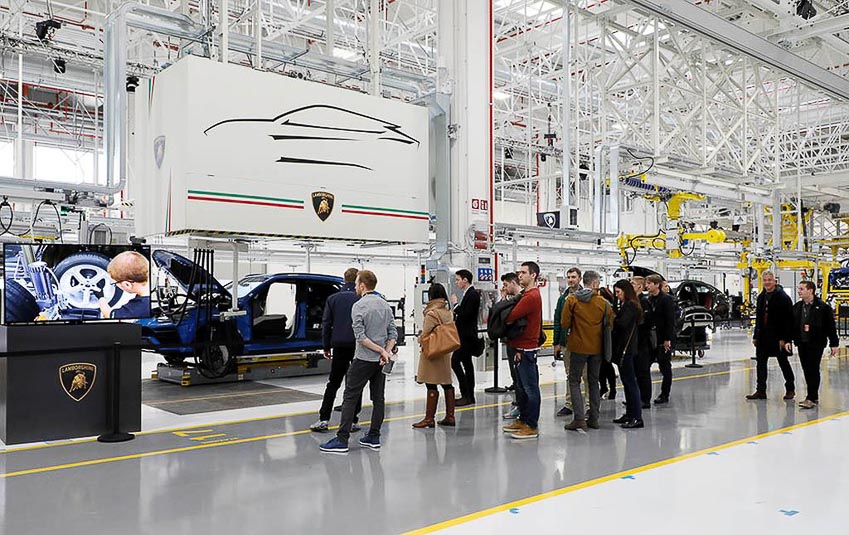 nhà máy sản xuất siêu SUV Lamborghini URUS 2