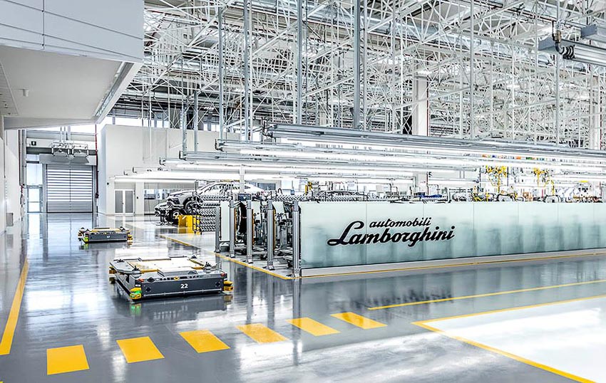 nhà máy sản xuất siêu SUV Lamborghini URUS 22