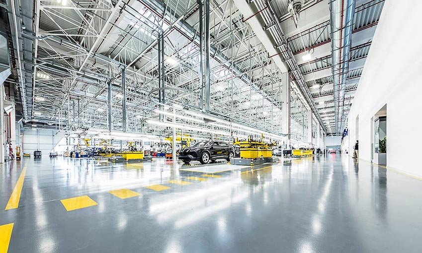 nhà máy sản xuất siêu SUV Lamborghini URUS 23