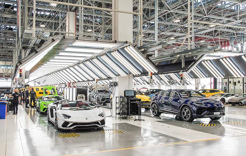nhà máy sản xuất siêu SUV Lamborghini URUS 9