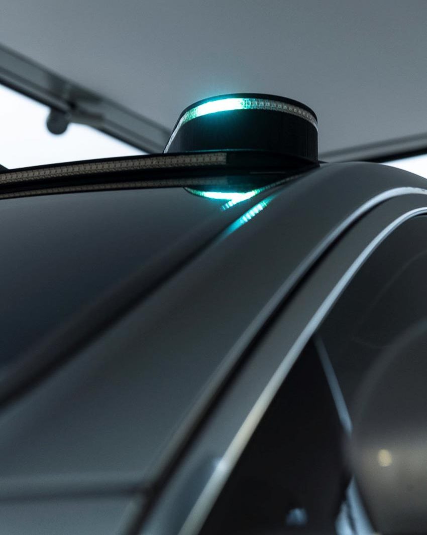 Mercedes-Benz phát triển đèn thông minh Cooperative Car cho xe tự lái 4