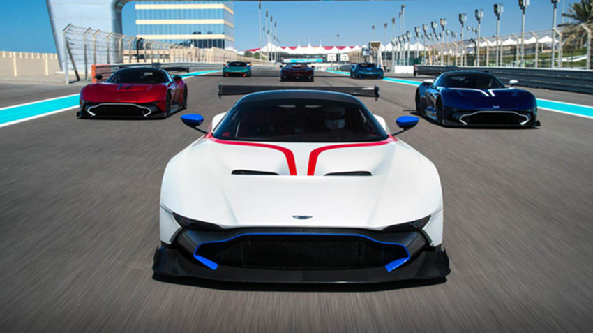 Hãng xe Anh mang dàn Aston Martin Vulcan thử tốc độ ở trường đua F1