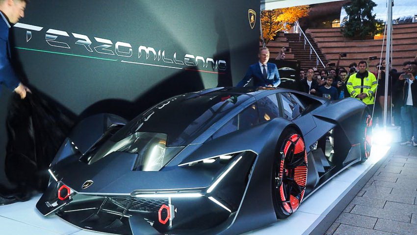 Mẫu xe concept Terzo Millennio của Lamborghini chính thức lộ diện