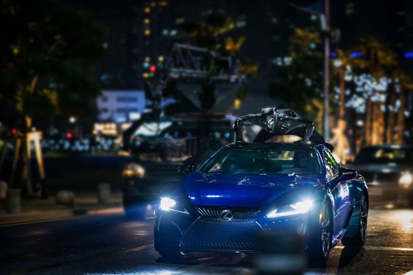 Lexus LC500 xuất hiện trong bộ phim bom tấn Black Panther