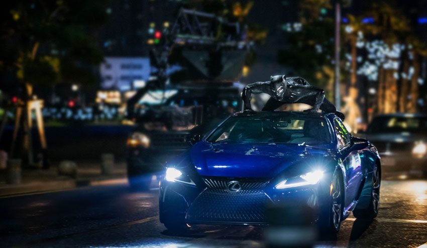 Cận cảnh siêu xe Lexus LC500 xuất hiện trong "Bom tấn" Black Panther