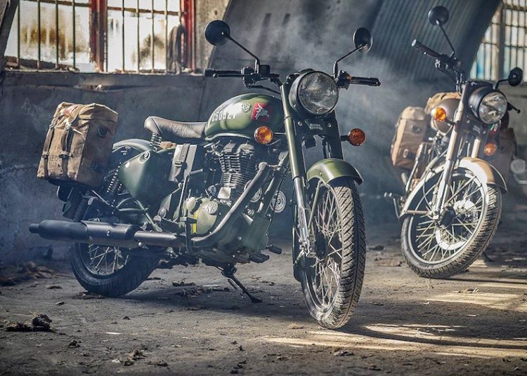 Cận cảnh Royal Enfield Classic 500 Pegasus “lính nhảy dù” giá 153 triệu