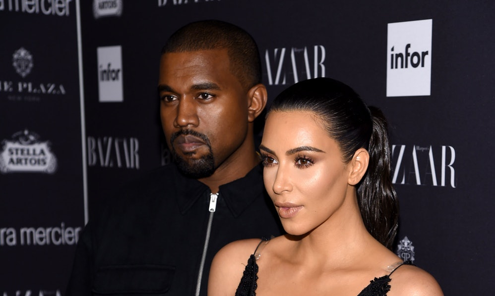Rapper Kanye West và Kim Kardashian