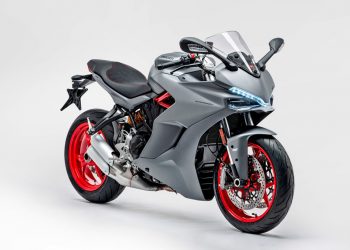 Ducati SuperSport 2019 thay áo mới: xám titanium