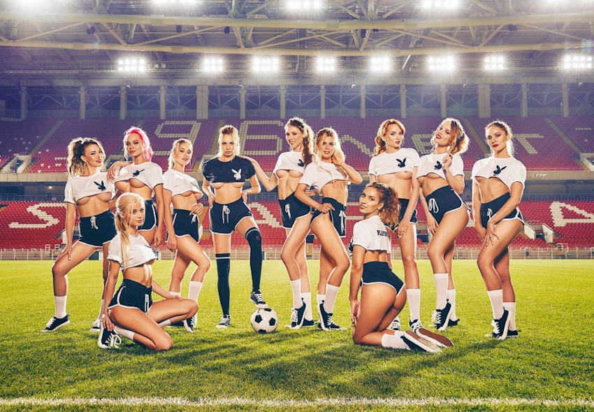 11 cô nàng bốc lửa của tạp chí Playboy Nga đón chào World Cup 2018