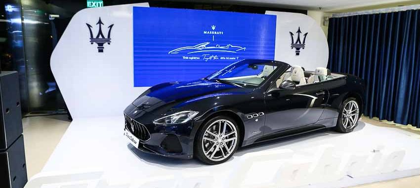 Maserati ra mắt mẫu xe GranCabrio Sport 2018 tại Việt Nam