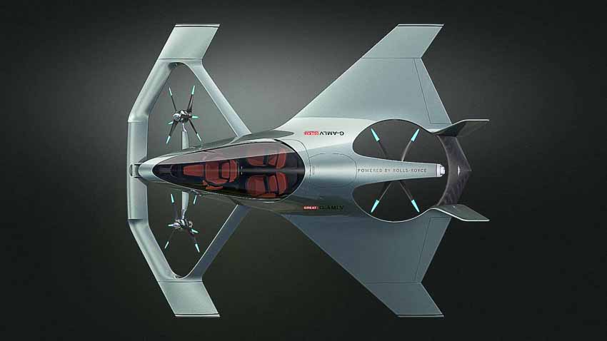 Concept Aston Martin Volante Vision - phương tiện bay siêu sang