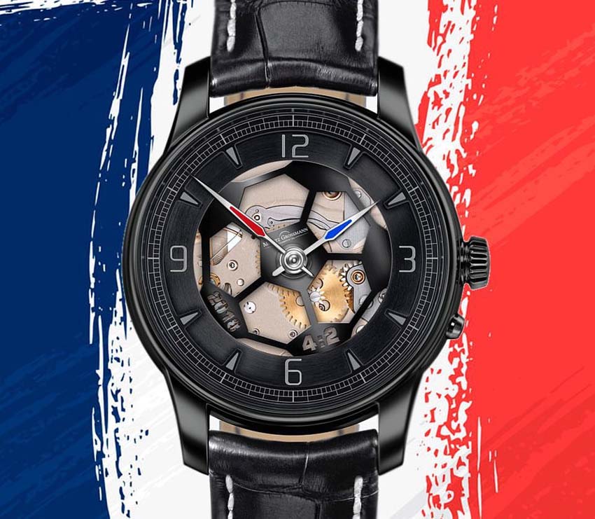 Moritz Grossmann ra mắt mẫu đồng hồ đặc biệt mừng đội tuyển Pháp vô địch World Cup 2018