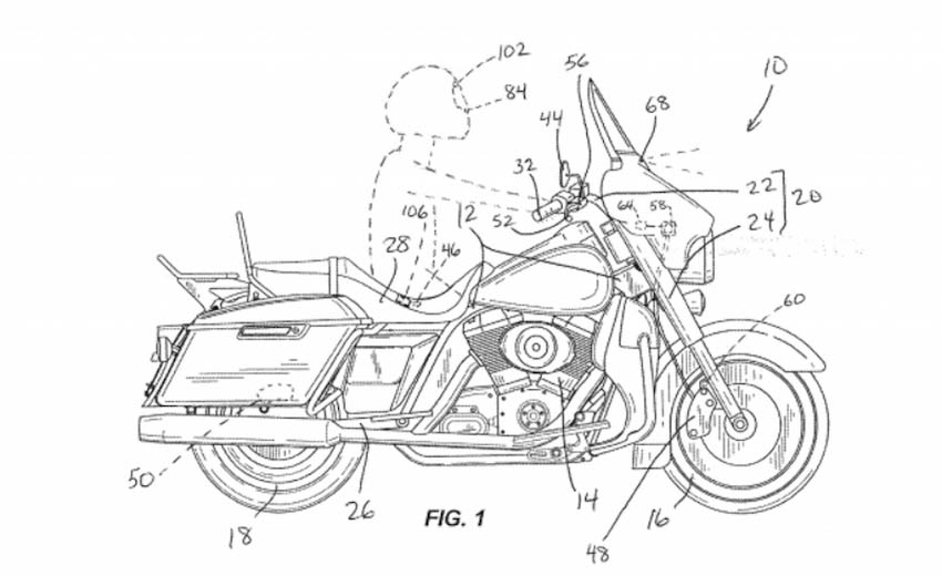 Harley-Davidson đăng ký sáng chế hệ thống phanh khẩn cấp trên môtô
