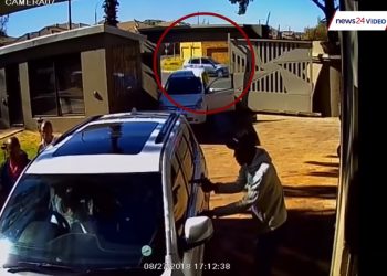 Thán phục cách xử lý băng cướp của bà mẹ trẻ với chiếc Jeepeta