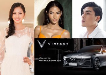 Hoa hậu Tiểu Vy cùng hai sao Việt là khách mời đặc biệt của VINFAST tại Paris Motor Show 2018