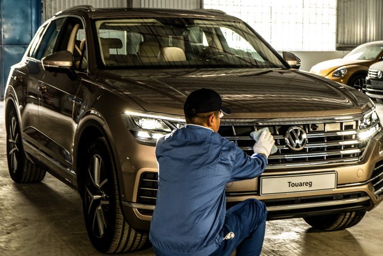 [VMS 2018] Hình ảnh Volkswagen Touareg 2019 chuẩn bị cho Vietnam Motor Show 2018