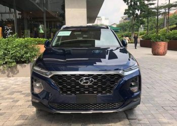 Hyundai SantaFe 2019 tiếp tục lộ diện trên phố