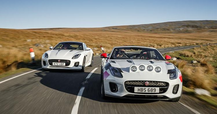 Jaguar trình làng mẫu xe Jaguar F-Type mui trần loại xe đua việt dã