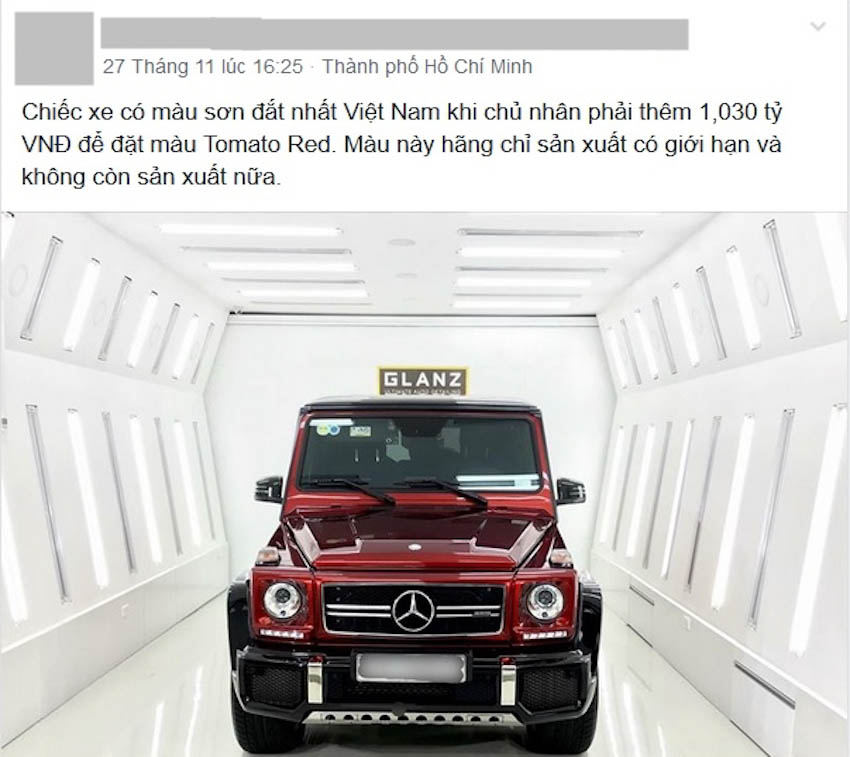 Mercedes-Benz G63 AMG Tomato Red 1