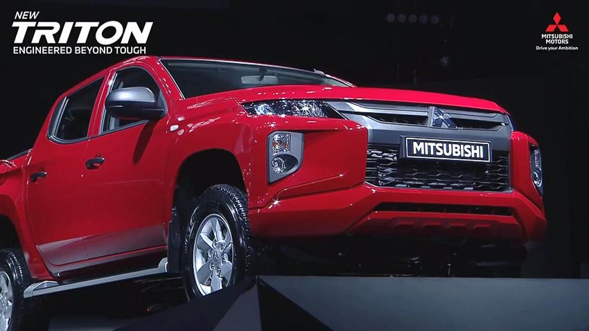 Phần đầu xe Mitsubishi Triton 2019
