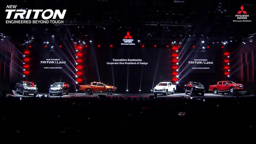 Ra mắt Mitsubishi Triton 2019 thế hệ mới 3