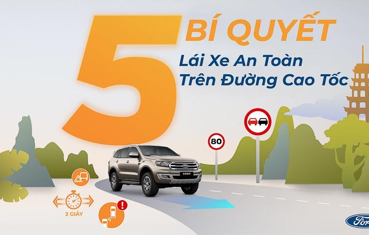 5 bí quyết lái xe an toàn trên đường cao tốc