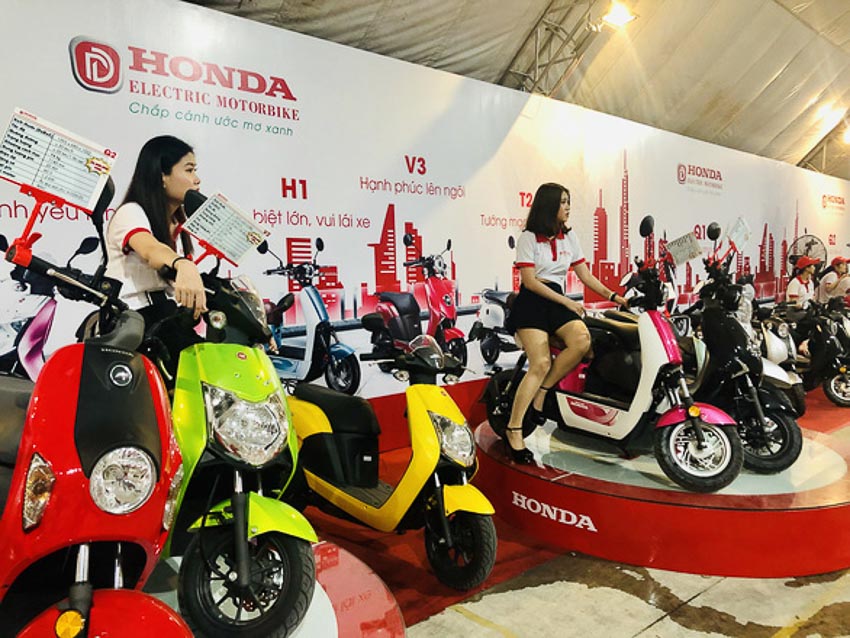 Honda VN không hề hay biết sự kiện ra mắt... xe máy điện Honda 3