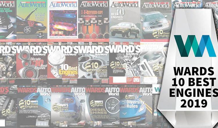 Top 10 động cơ xe hơi tốt nhất năm 2019