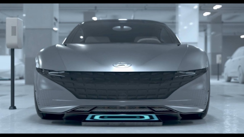 Hyundai giới thiệu công nghệ sạc không dây cho xe tự hành