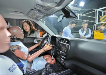 Hyundai phát triển hệ thống túi khí đa va chạm