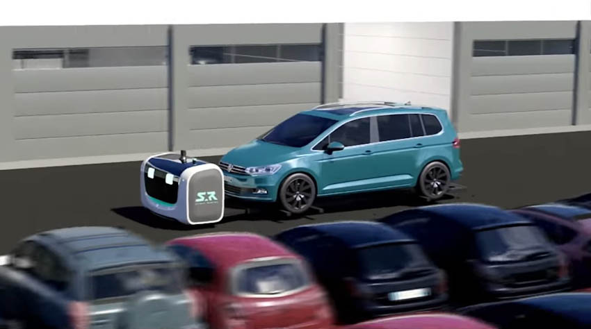robot đỗ xe tự động