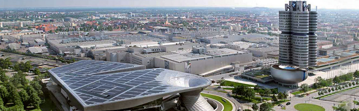 Trụ sở của BMW ở thành phố Munich, bang Bayern (Bavaria), Đức.