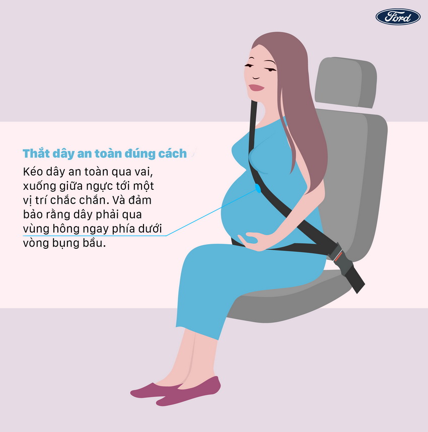 bí kíp lái xe an toàn dành cho phụ nữ mang thai 