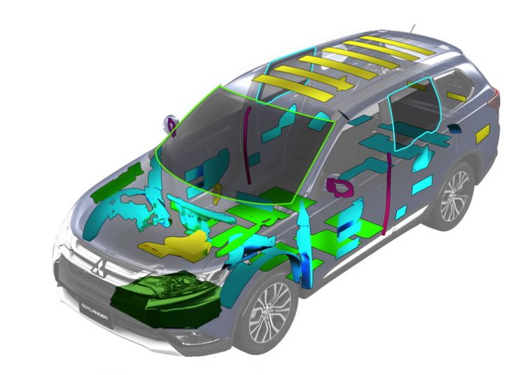 [Video] Cách cách âm chống tiếng ồn của Mitsubishi Outlander