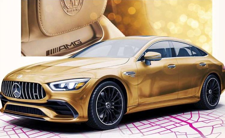 Mercedes-Benz mang AMG GT 4 cửa mạ vàng cho lễ trao giải Oscar 2019