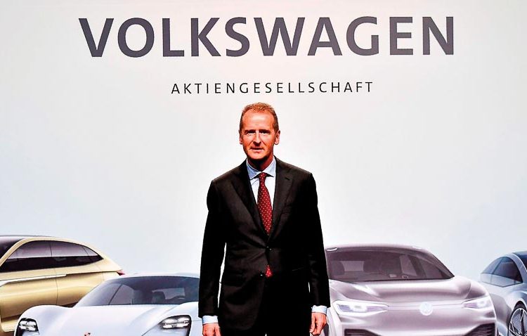 Ông Herbert Diess, CEO của Tập đoàn Volkswagen