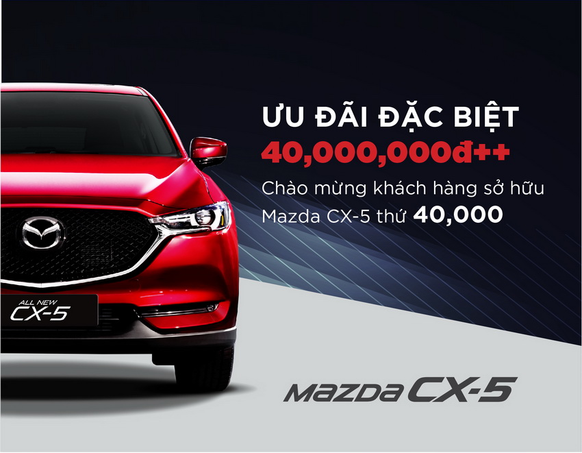 ưu đãi đặc biệt của Mazda CX-5