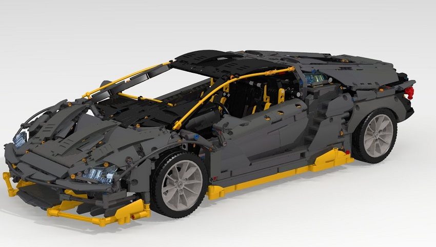 Lamborghini Centenario lắp ráp từ LEGO 13