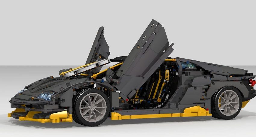 Lamborghini Centenario lắp ráp từ LEGO 12