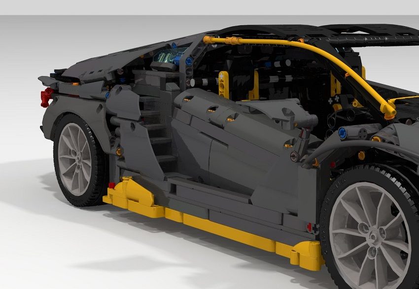 Lamborghini Centenario lắp ráp từ LEGO 10