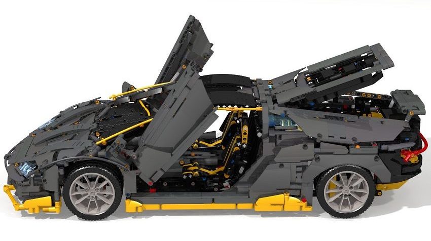 Lamborghini Centenario lắp ráp từ LEGO 9