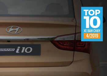Top 10 mẫu xe bán chạy nhất tháng 4-2019
