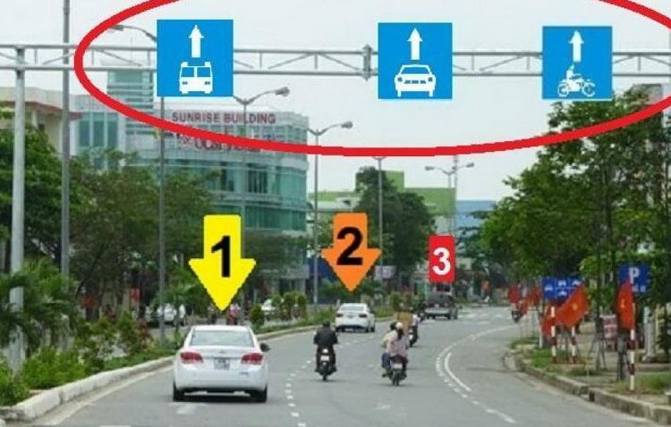 Xe ôtô đi sai làn đường quy định bị phạt như thế nào?