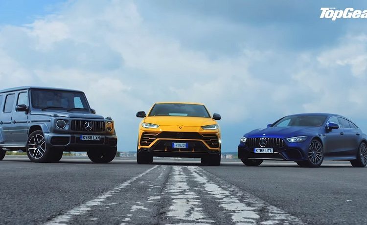 Lamborghini Urus so tài với Mercedes AMG GT 63 S và G63