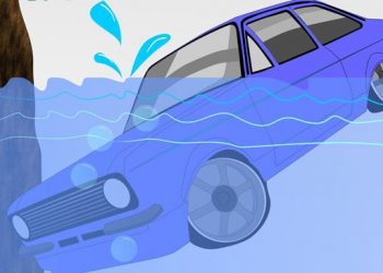 Bí kíp thoát khỏi ôtô khi bị chìm xuống nước