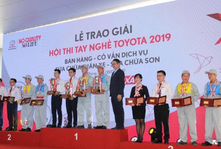Kết quả vòng chung kết Hội thi tay nghề Toyota 2019 tại Hải Phòng