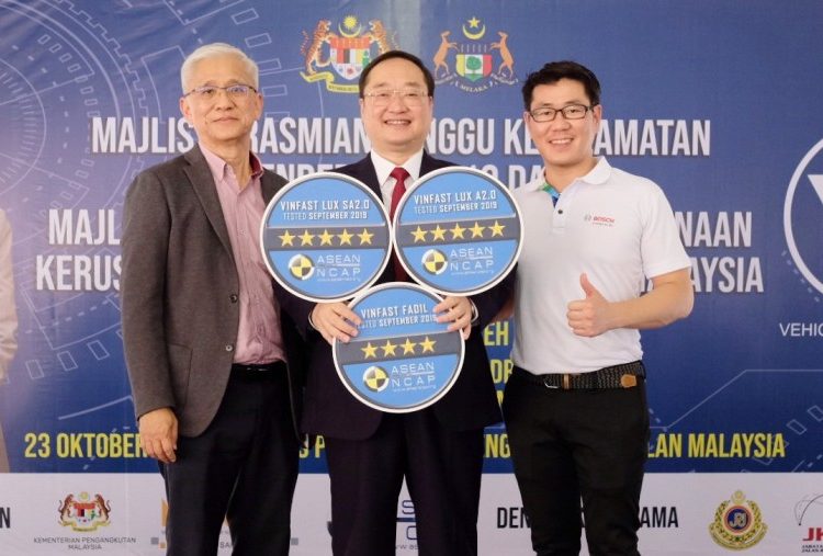 VinFast Lux SA2.0 và Lux A2.0 đạt chứng nhận an toàn ASEAN NCAP 5 sao